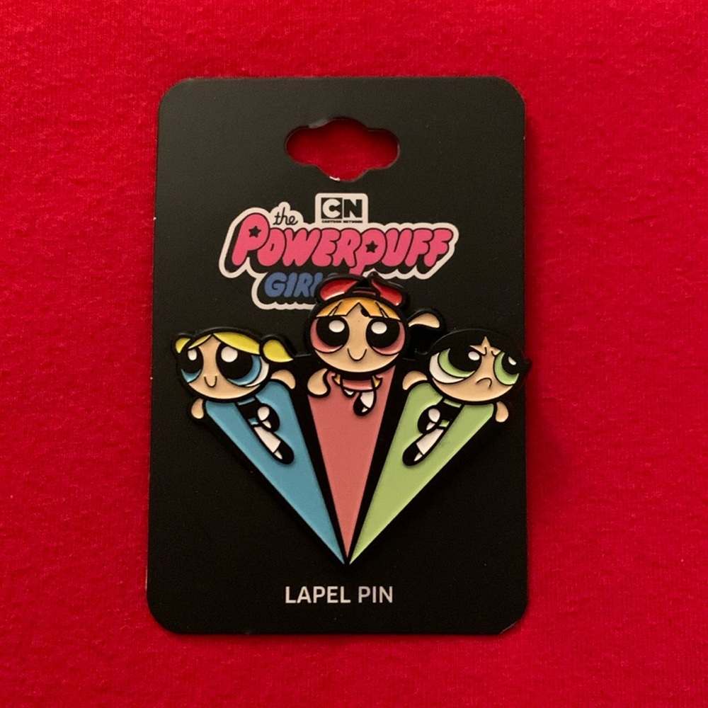 Powerpuff Girls Cartoon Network Lapel Pin NWT